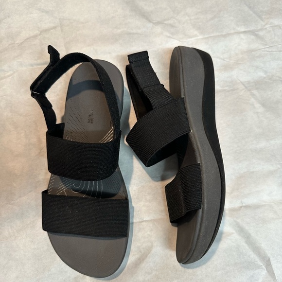 Clarks Navy Blue Sandals - Picture 12 of 12